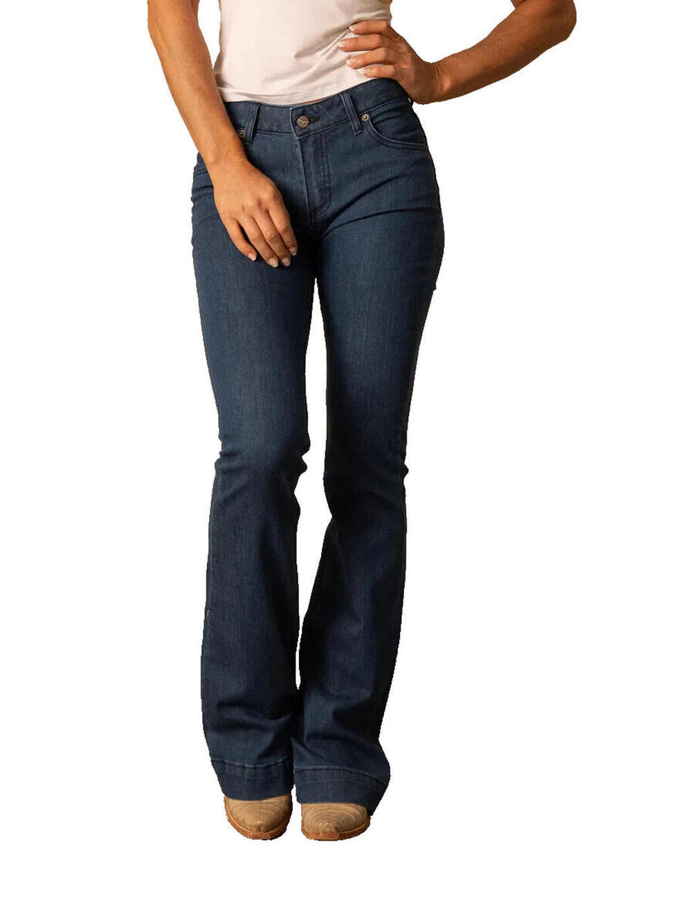 Kimes Ranch Jeans Lola NEW SZ 8X30 Womens Blue Flare Trouser 2331.57 - Picture 4 of 7